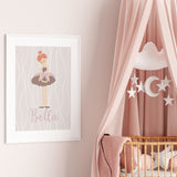 Personalised Ballerina Print - Bella - The Little Bumble Co.
