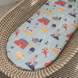 Changing Basket Mat Liner - On The Coast - The Little Bumble Co.