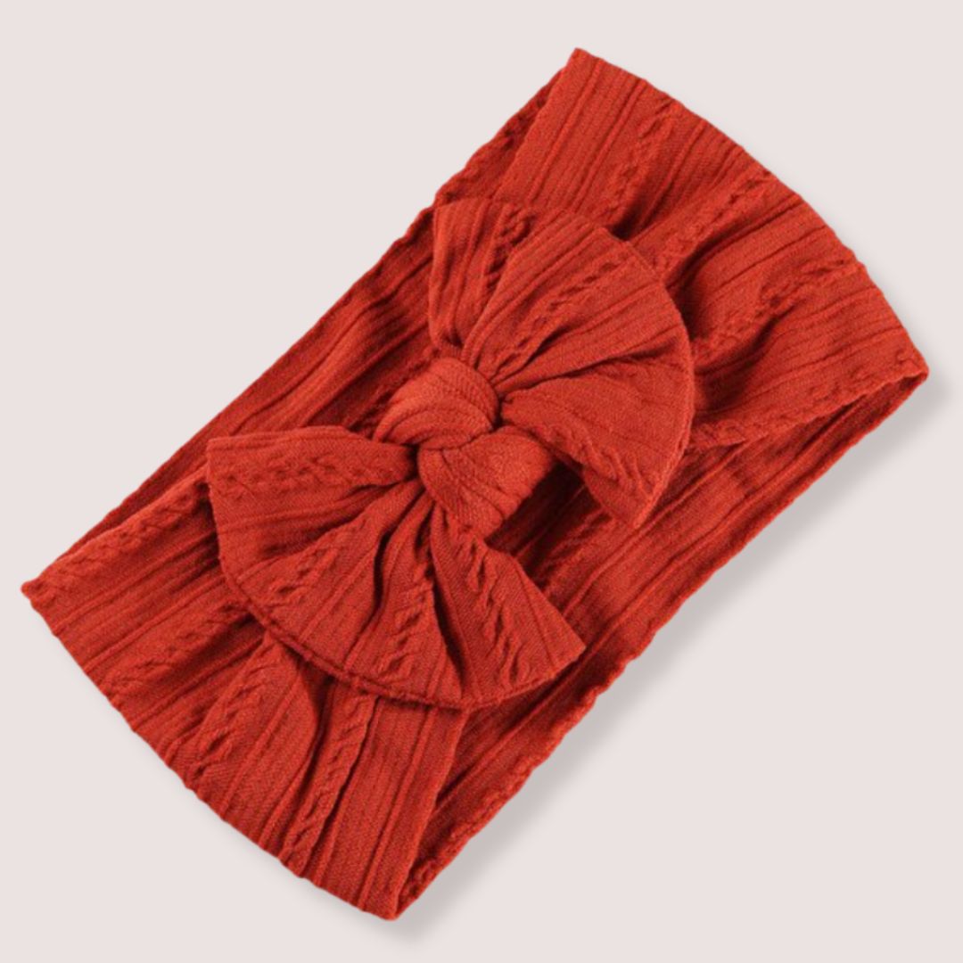 Bow Headband - Burnt Orange