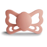 FRIGG Butterfly Anatomical Silicone Dummy (Pretty in Peach) Size 2