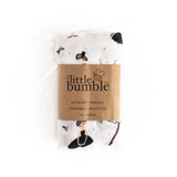 Bamboo Muslin Swaddle - Ballerina (Monochrome) - The Little Bumble Co.