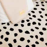 Fitted Muslin Bedside Crib Sheet - Cheetah
