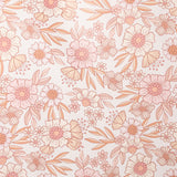 Changing Basket Mat Liner - Retro Floral - The Little Bumble Co.