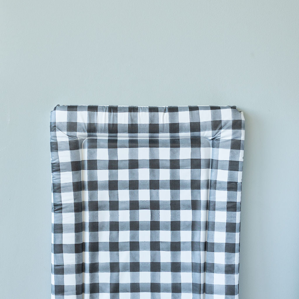 Standard Changing Mat - Black Buffalo Check - The Little Bumble Co.