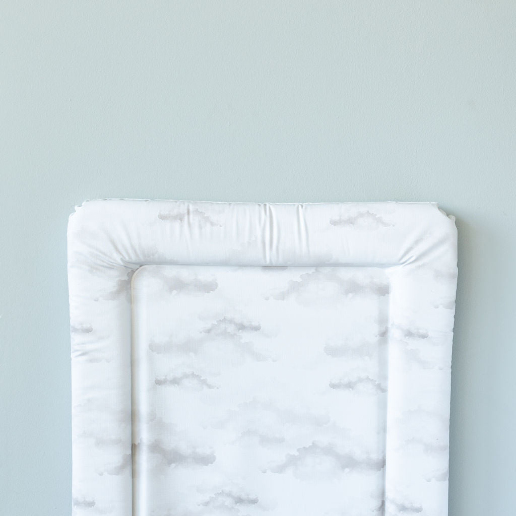 Standard Changing Mat - Beige Clouds - The Little Bumble Co.