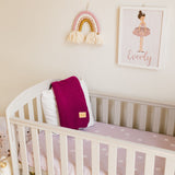 Fitted Muslin Cot Sheet - Daisy - The Little Bumble Co.