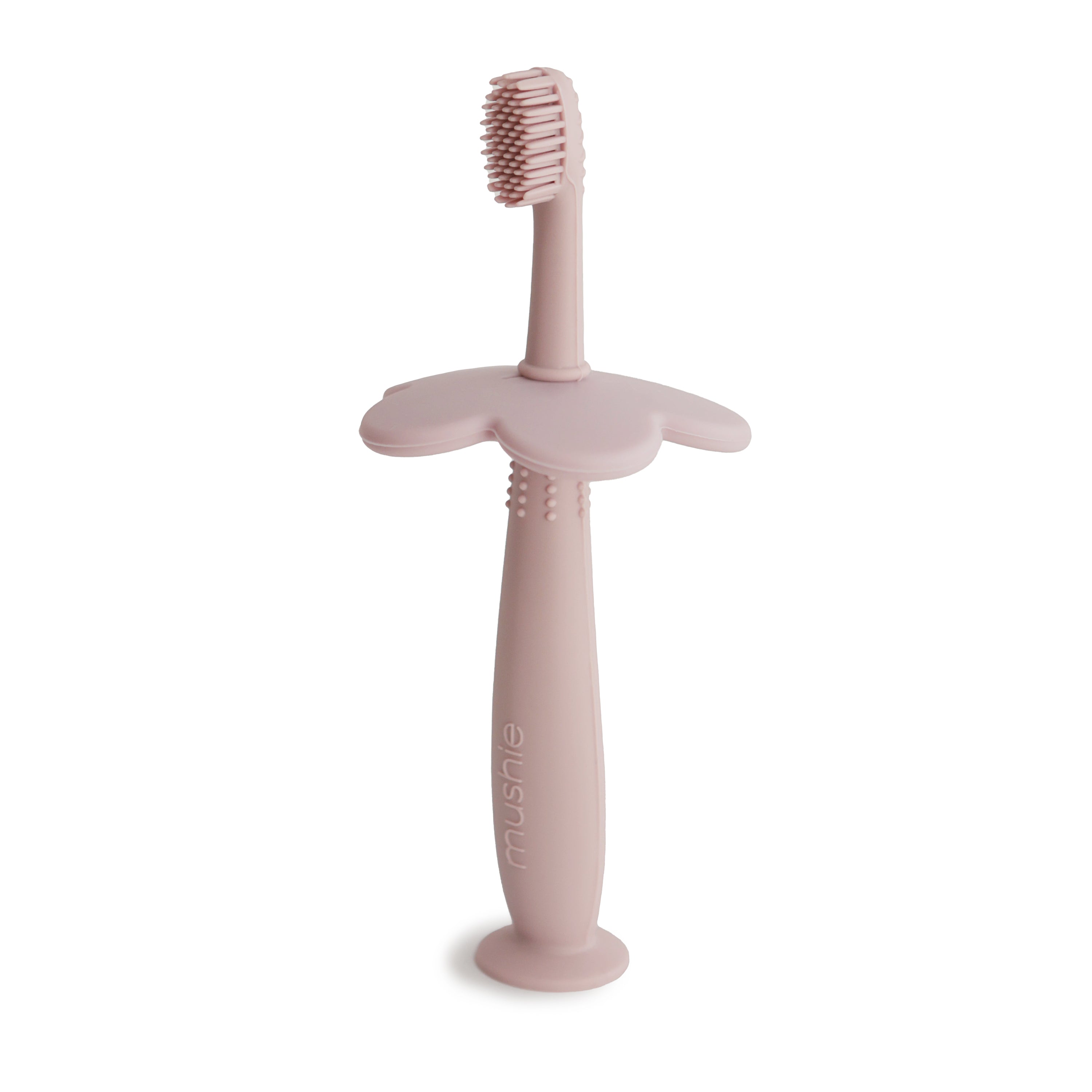 Mushie Flower Training Toothbrush - Blush - Mushie