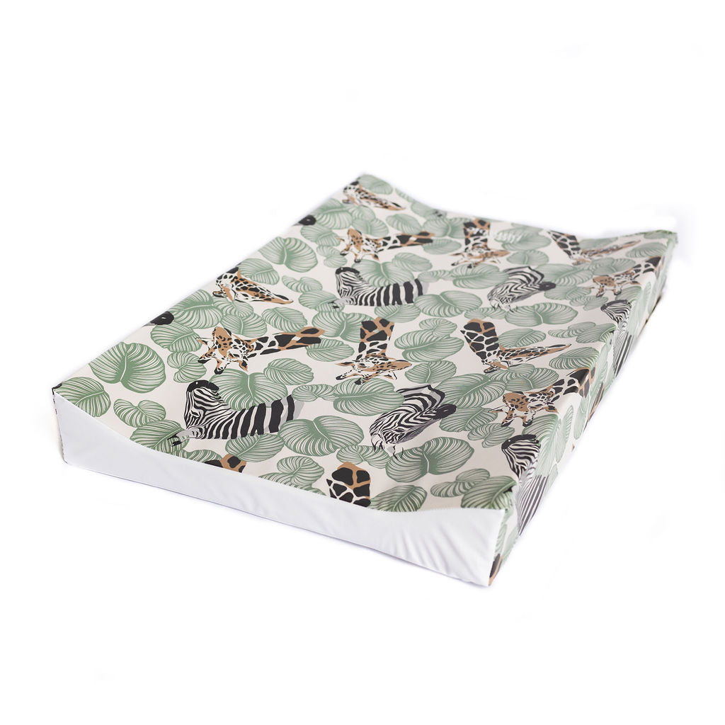 Anti Roll Changing Mat - Safari - The Little Bumble Co.