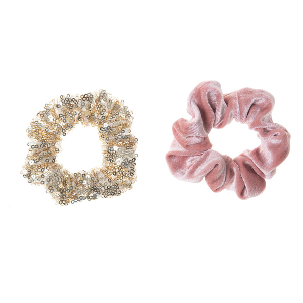 Sequin and Velvet Scrunchies - Rockahula