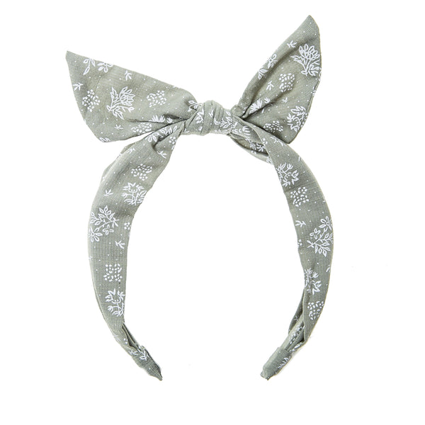 Floral Sprig Tie Headband - Rockahula