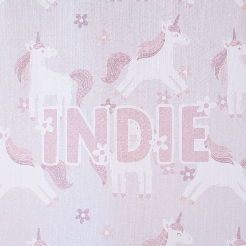 Personalised Changing Mat - Pink Unicorns - The Little Bumble Co.