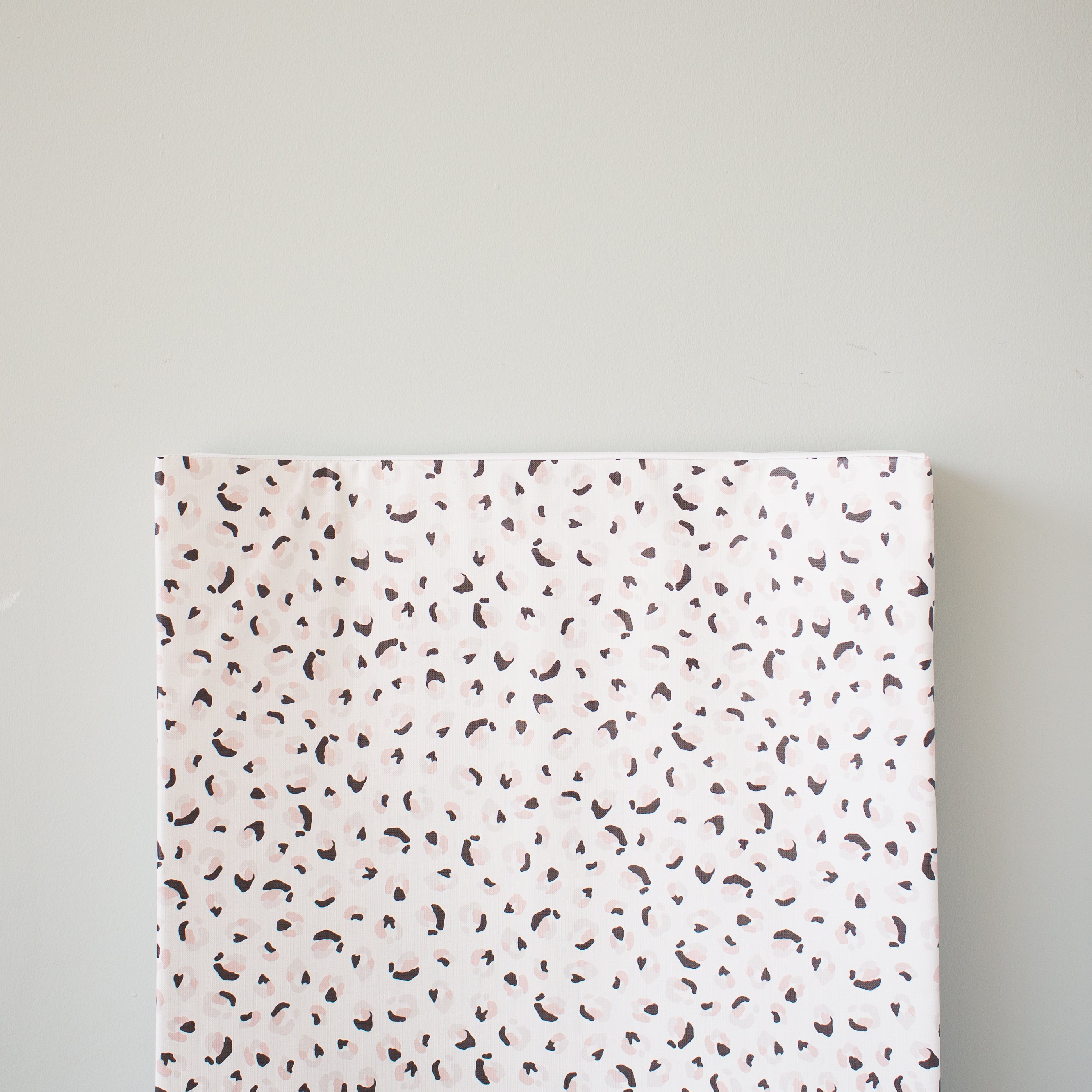 Anti Roll Changing Mat - Leopard Print (Pink) - The Little Bumble Co.