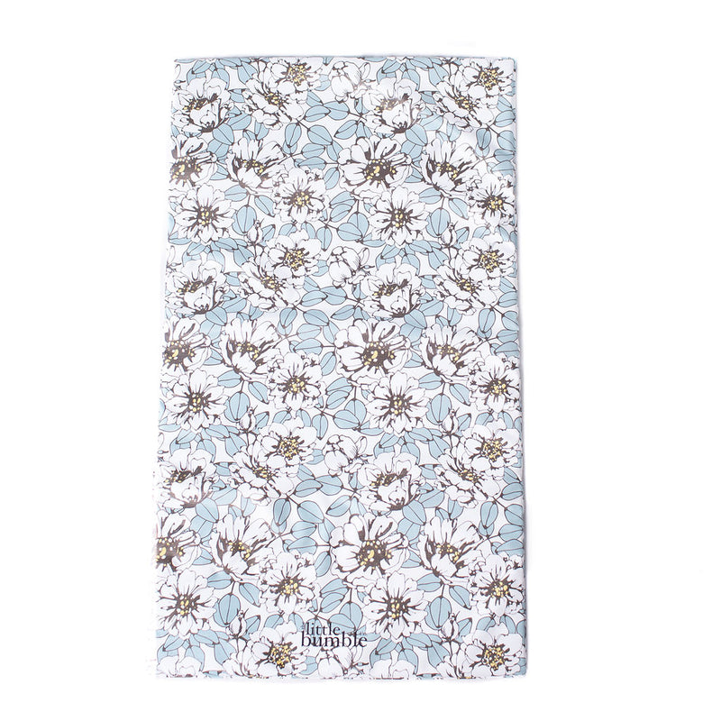 Travel Changing Mat - White Floral - The Little Bumble Co.