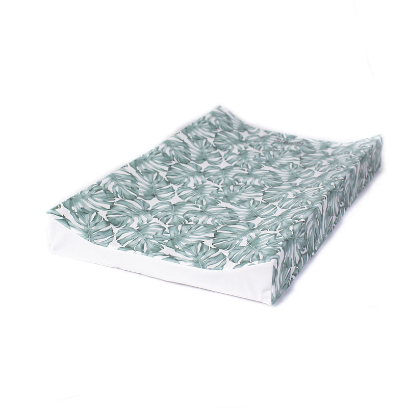 Anti Roll Changing Mat - Jungle Leaves - The Little Bumble Co.