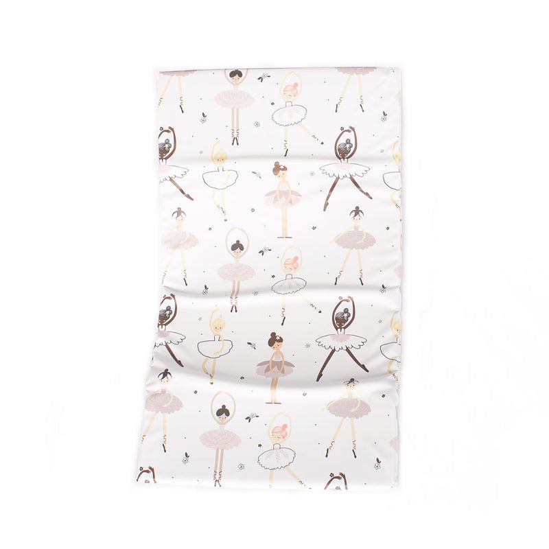 Travel Changing Mat - Pink Ballarinas - The Little Bumble Co.