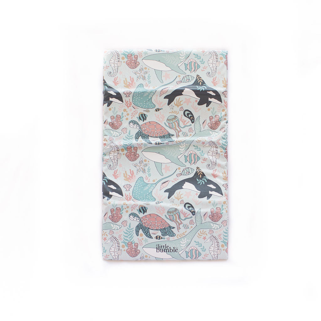 Travel Changing Mat - Ocean Parade - The Little Bumble Co.