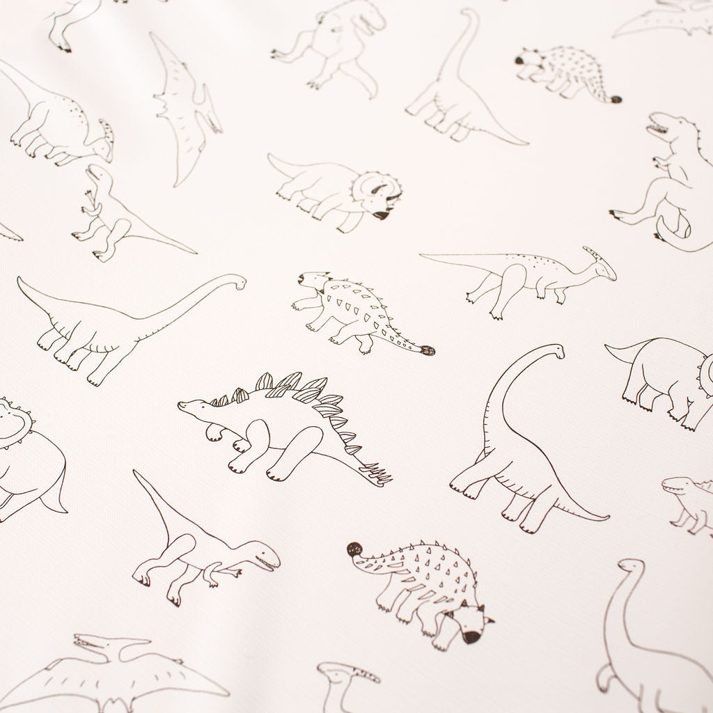 Personalised Changing Mat - Monochrome Dino - The Little Bumble Co.