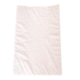 Anti Roll Changing Mat - Pink Mini Hearts - The Little Bumble Co.