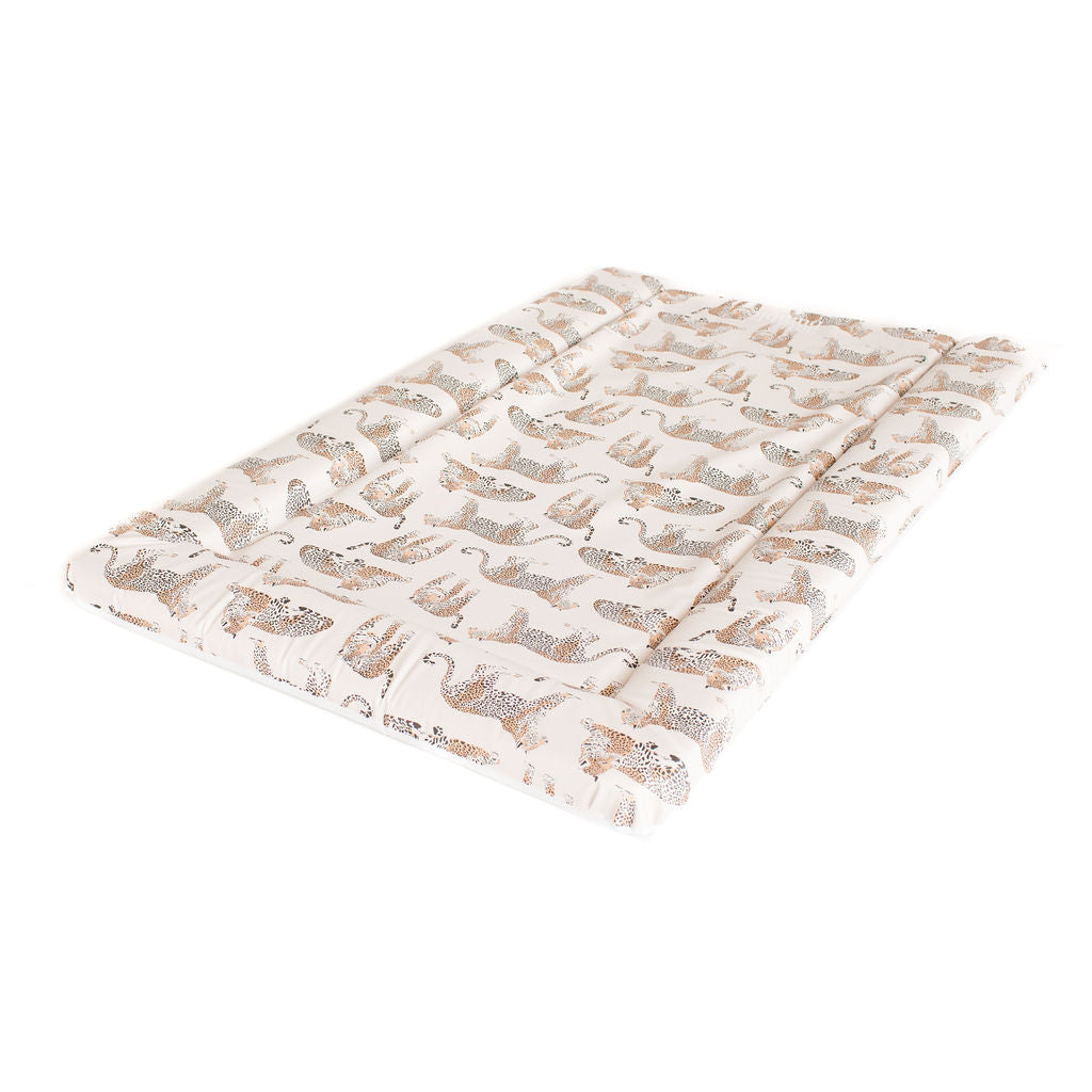 Standard Changing Mat - Neutral Leopard - The Little Bumble Co.