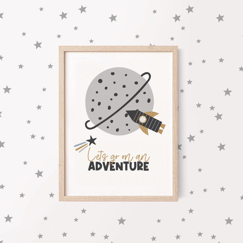 Lets Go On An Adventure Print - The Little Bumble Co.