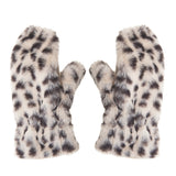 Snow Leopard Fur Mittens 3-6 Years - Rockahula