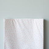 Anti Roll Changing Mat - Pink Mini Hearts