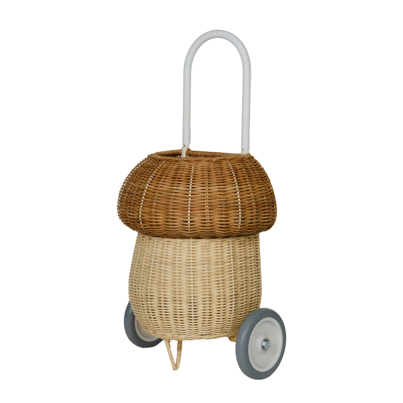 Rattan Mushroom Luggy (Natural)