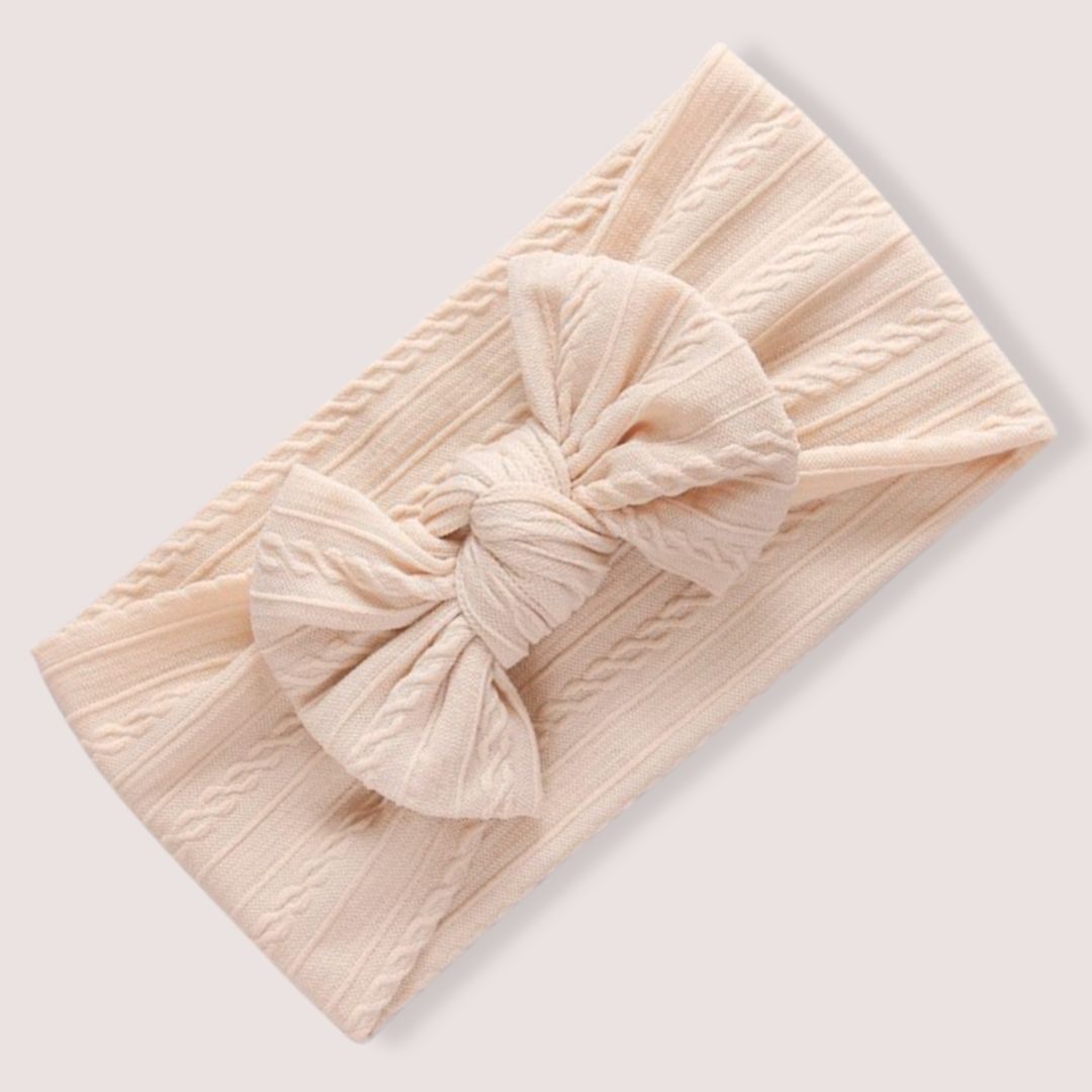 Bow Headband - Oat