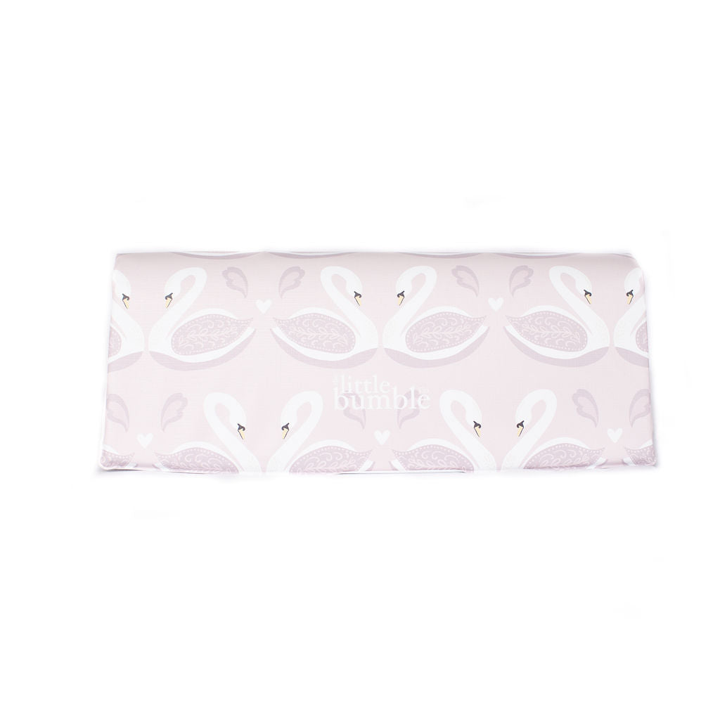 Travel Changing Mat - Pink Swan - The Little Bumble Co.