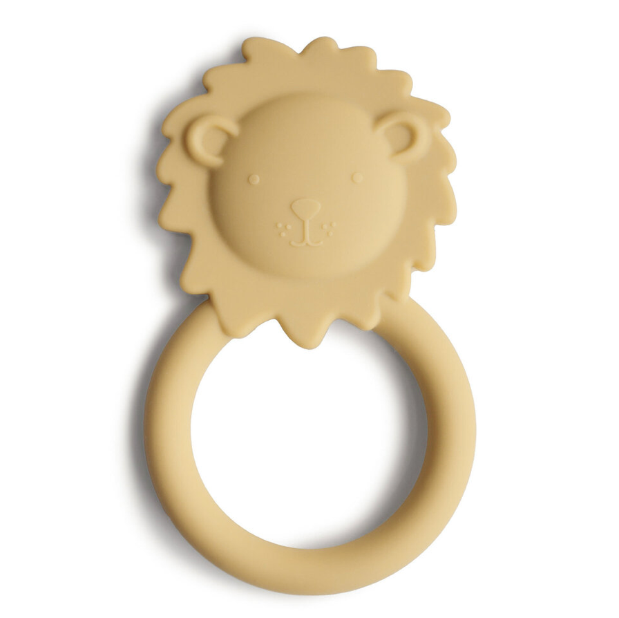 Mushie Silicone Teether - Lion - Mushie