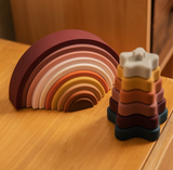 Silicone Stacking Rainbow - Autumn - The Little Bumble Co.