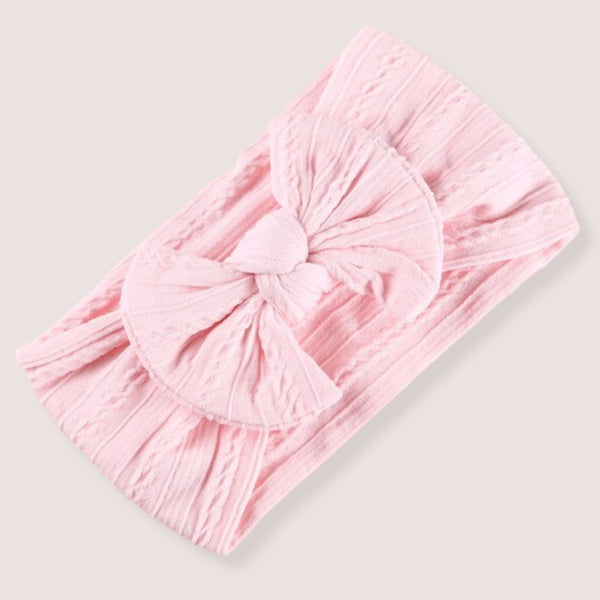 Bow Headband - Soft Pink