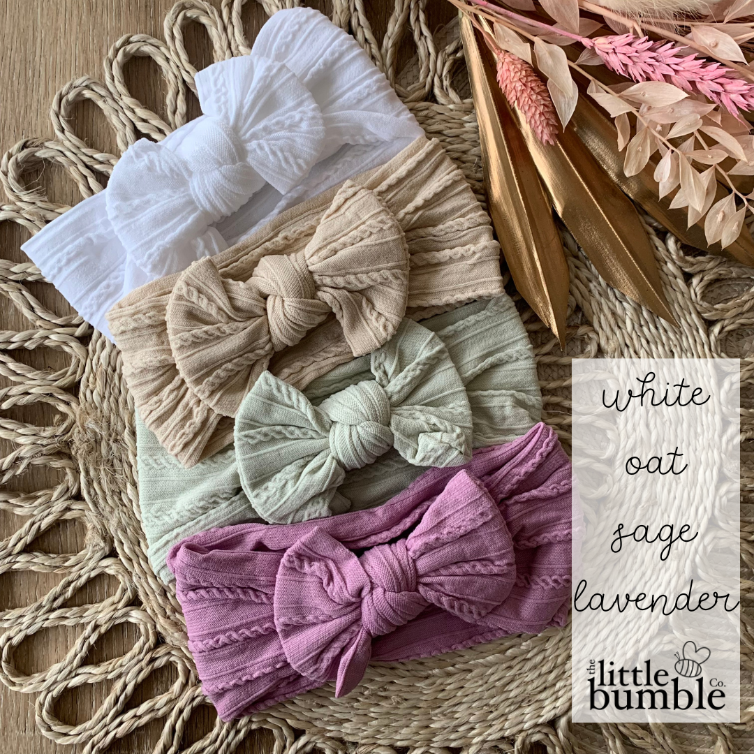 Bow Headband - Sage