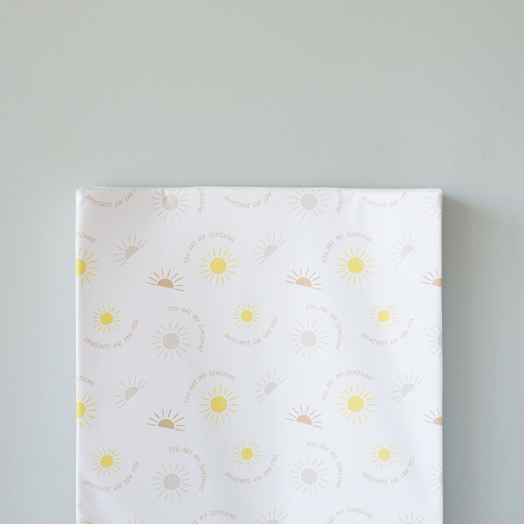 Anti Roll Changing Mat - You Are My Sunshine - The Little Bumble Co.