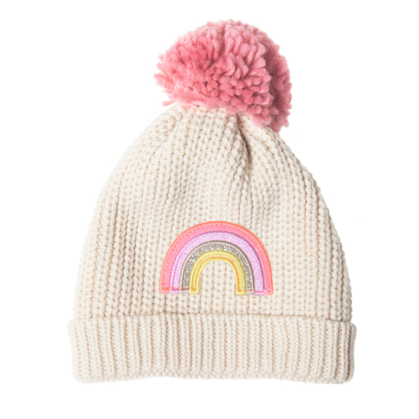 Disco Rainbow Knitted Hat 3-6 Years - Rockahula
