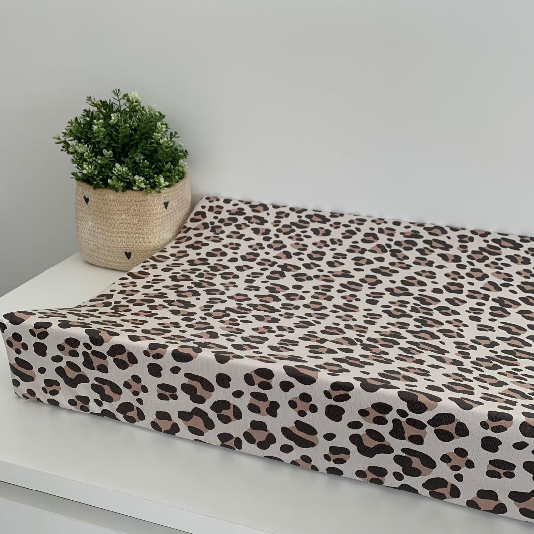 Anti Roll Changing Mat - Leopard Print