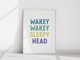 Wakey Wakey Sleepy Head Print Set - The Little Bumble Co.