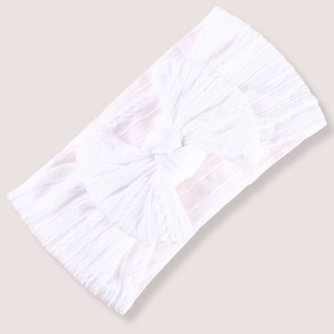 Bow Headband - White