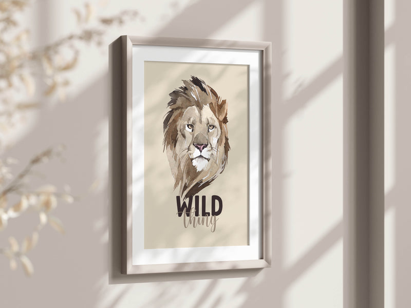 Safari Wild Things Print - The Little Bumble Co.