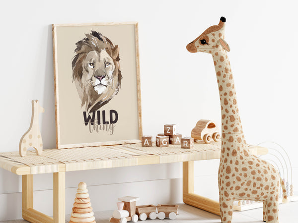 Safari Wild Things Print - The Little Bumble Co.