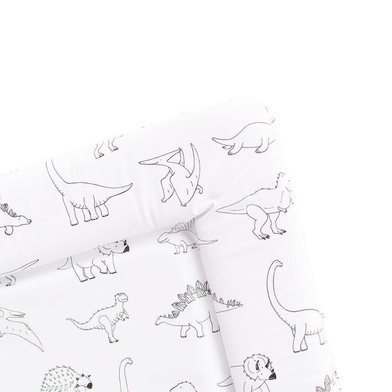 Standard Changing Mat - Monochrome Little Dino - The Little Bumble Co.