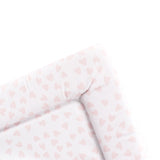 Standard Changing Mat - Pink Mini Hearts - The Little Bumble Co.